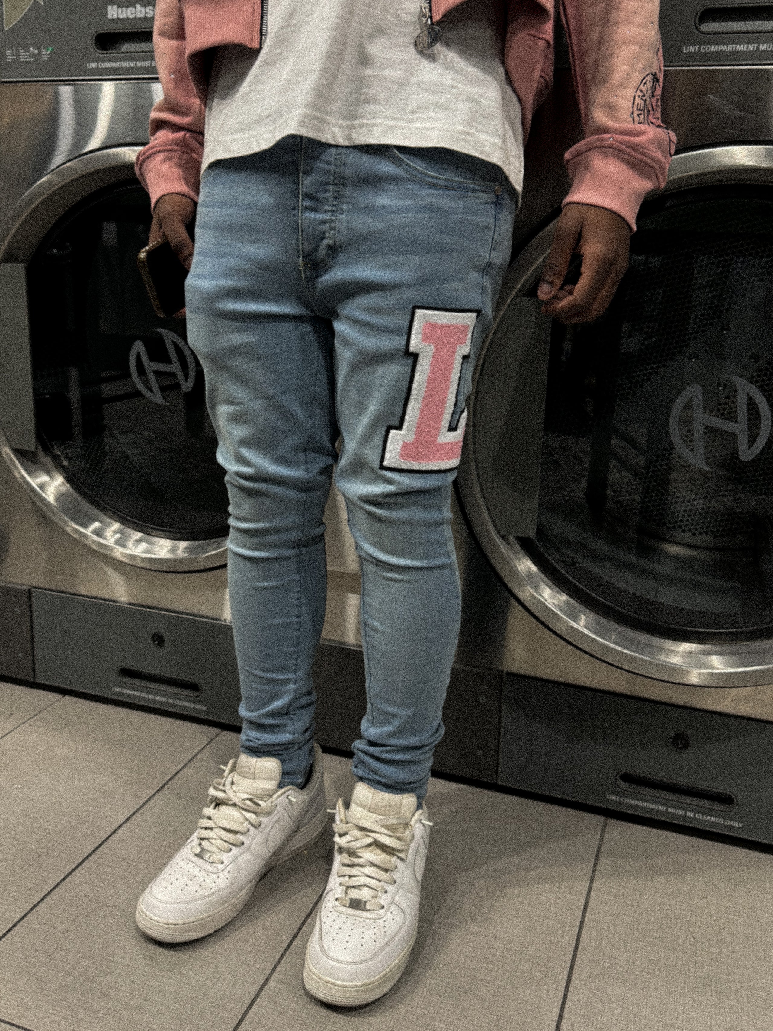 Varsity Jeans - Pink