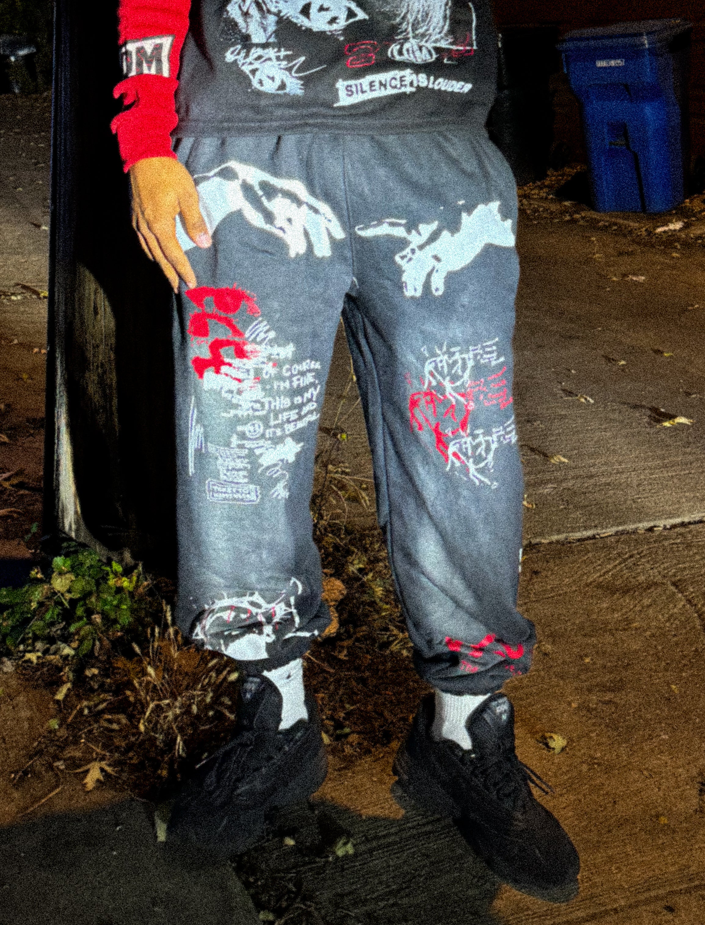 “Sinners” Jogging Pants - Black