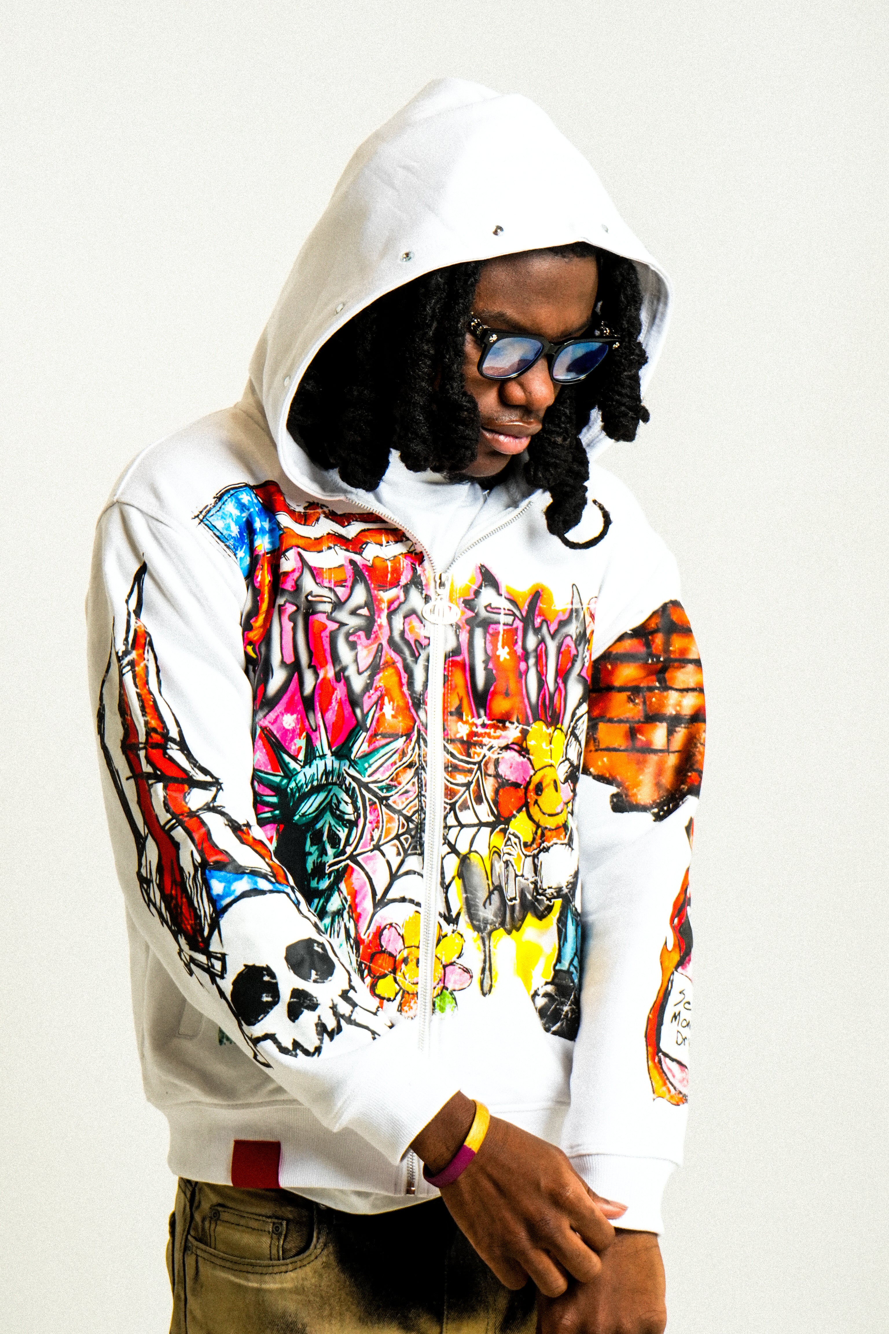 “Diplomats” Hoodie - White